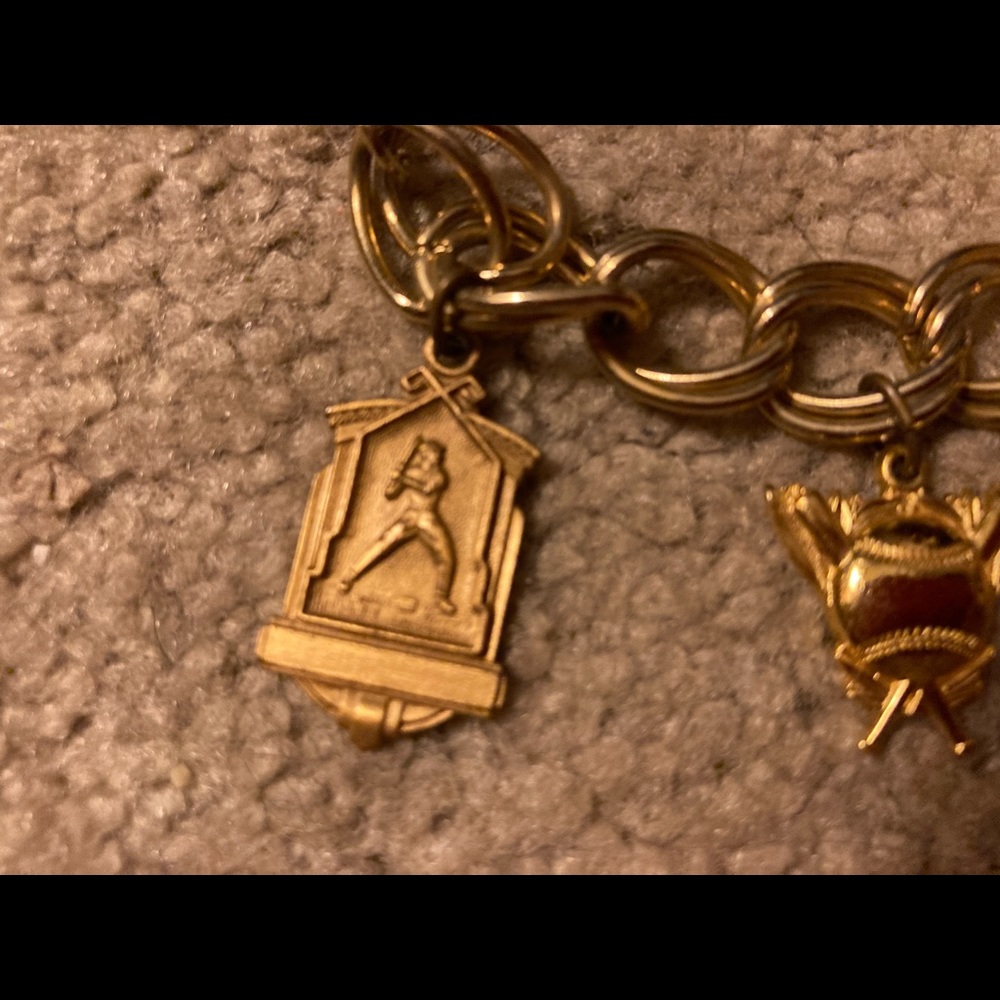 Baseball Theme Charm Bracelet - image 7